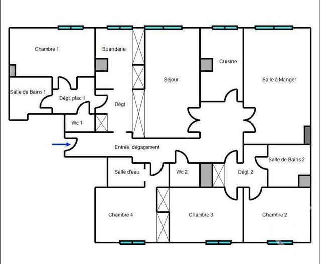 Appartement F6 à vendre - 6 pièces - 134.34 m2 - BEAUSOLEIL - 06 - PROVENCE-ALPES-COTE-D-AZUR - Century 21 Cbs Immobilier