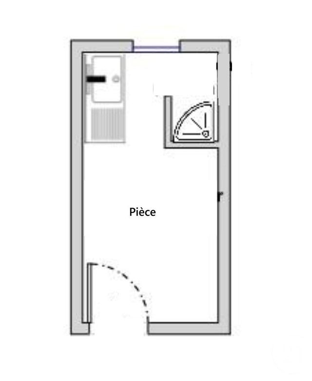 Appartement Studette à vendre - 1 pièce - 9.03 m2 - NICE - 06 - PROVENCE-ALPES-COTE-D-AZUR - Century 21 Cbs Immobilier